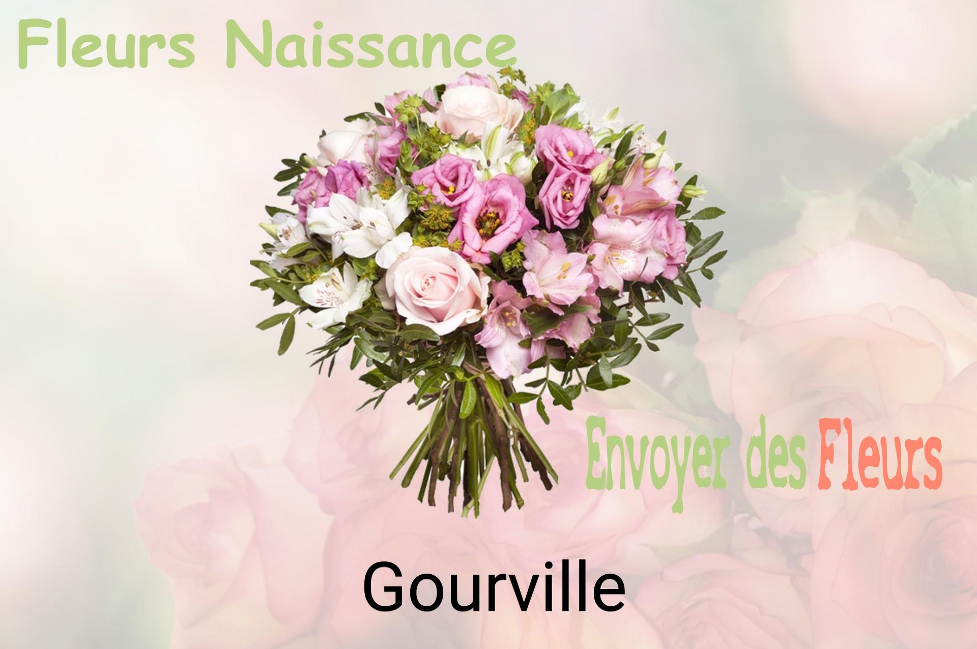 Bouquet de fleurs de naissance livré à Gourville